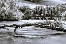 SCHWARZWEISS : SCHWEIZ - RHEINFALL - SCHAFFHAUSEN von Photoart-Naegele