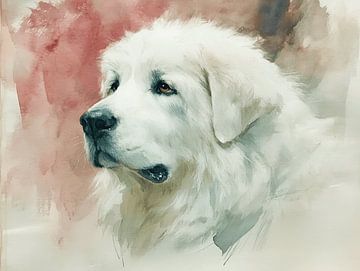 Portrait Chien de montagne des Pyrénées | Le chien le plus dur