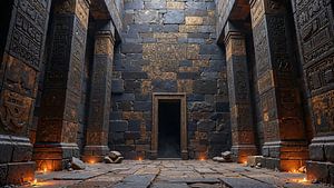 Fantasy Wall Art: LOST PLACES – The Abandoned Ceremonial Chamber Inside the Pyramid
