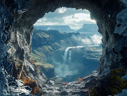 uitzicht uit het raam of natuurlijk kader