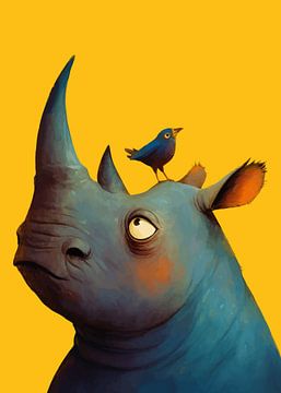 Neushoorn & Vogels van MIROKKU