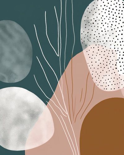 Abstraction moderne, formes organiques