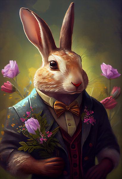 Mr Easter Bunny by But First Framing