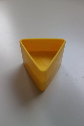 Speelgoedblok driehoek geel