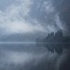 Bohinj meer in herfsttooi van Martin Podt