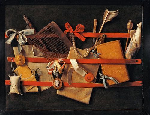 Brievenbord (trompe l'oeil), Samuel van Hoogstraten