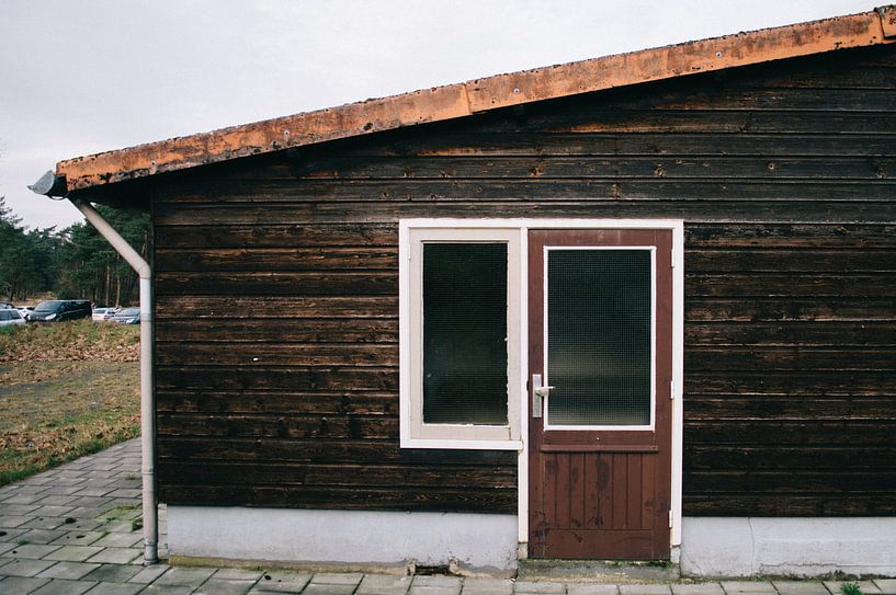 Ancien bâtiment sur les terrains de l'ancien Kootwijk Radio par Rob Veldman