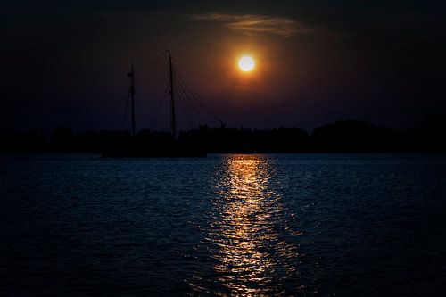 Zonsondergang op de Gouwzee