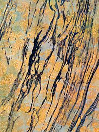 Goldenes Meer III ein moderner Natur Expressionist von FRESH Fine Art