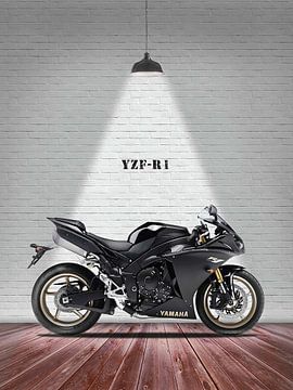 De YZF-R1 motorfiets van Slukusluku batok