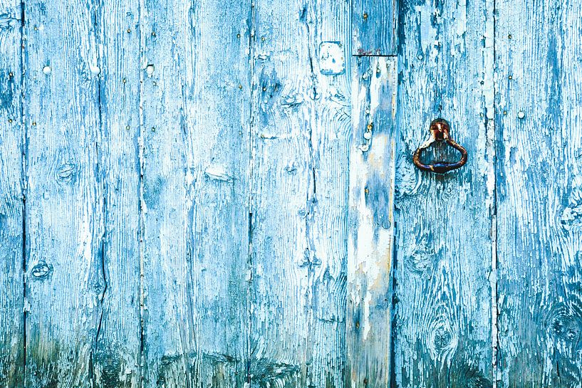 Houten deur met slot by Karel Pops