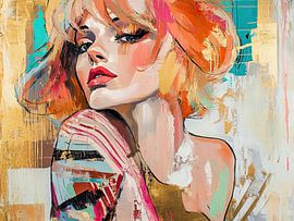 Frau Porträt von Blickfänger Gemälde