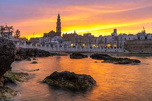 The Historical City of Monopoli at Sunset
