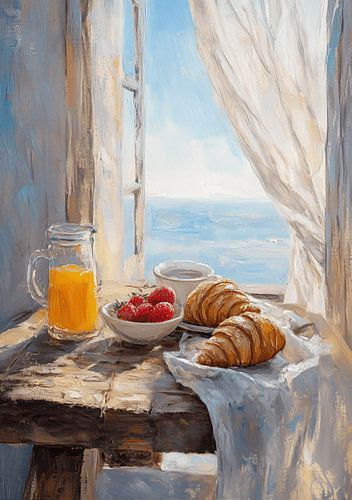 Croissant in de ochtend van Dream Drip