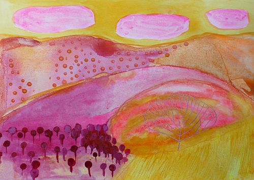 Drifting in Rose and Gold