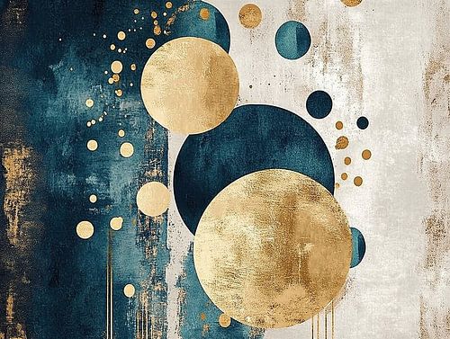 Abstraktes Gold