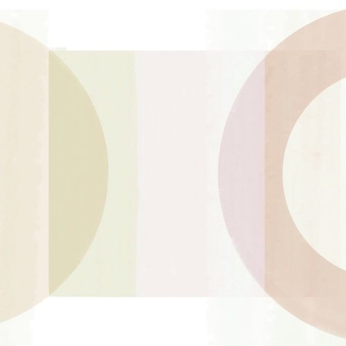 Abstract Geometric Retro Shapes Pastel