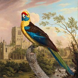 The Bird in the Landscape II von Marja van den Hurk