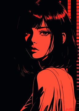 Karmozijnrode nagloed