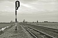 langs het spoor
