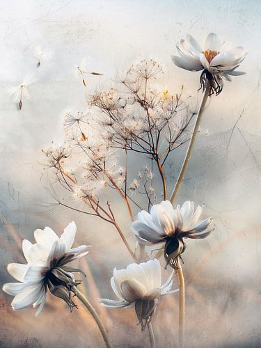 Bloemen in Japanse stijl van Max Steinwald