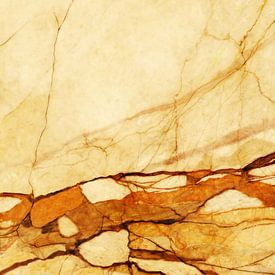 MARBLED ABSTRACT BEIGE ORANGE von Pia Schneider