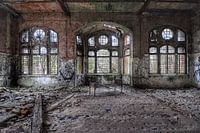 Urbex in Beelitz Heilstätten, Berlijn.
