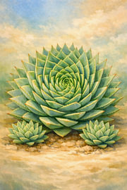 Spiraltanz der Natur – Aloe Polyphylla