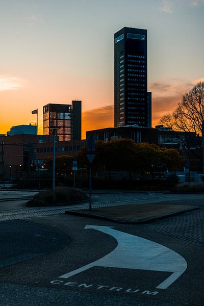 De Achmeatoren in de zonsondergang van Nando Foto