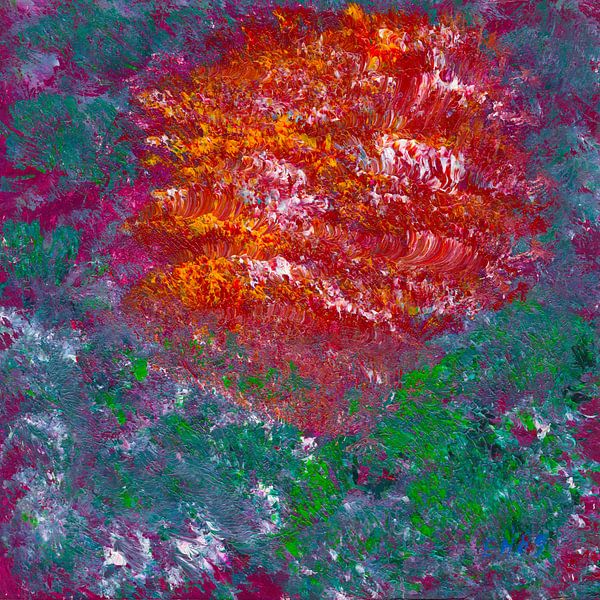 EH PAINTING ART 1989* #0470 Blüte-Hyazinthe Lebendigkeit von Willem Hartgers