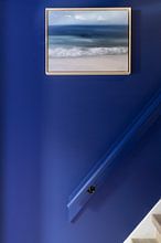 Klantfoto: Zand en zee, Julia Purinton (gezien bij vtwonen) van Wild Apple, op canvas