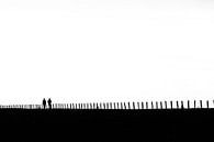 Two walking men by Ronald Mallant thumbnail