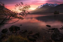 Sonnenaufgang am Silsersee von Markus Stauffer