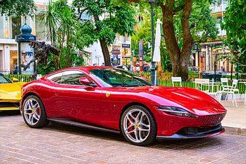 Ferrari Roma grand touring car in Monaco by Sjoerd van der Wal Photography