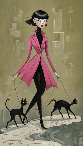 Elegante Frau