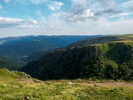 Landscape in the mountains Vosges France by Delphine Kesteloot
