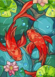 two goldfish