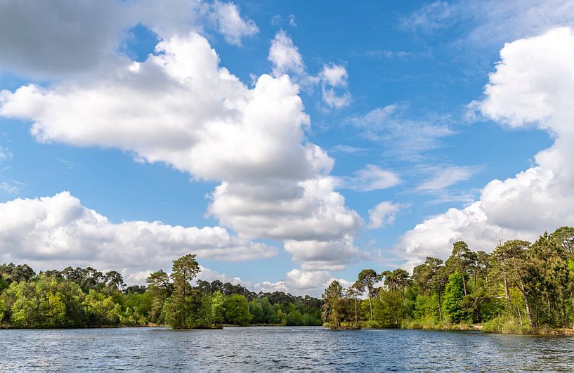 Tolles Wasser und toller Himmel am van Esschenven in Oisterwijk. von Els Oomis