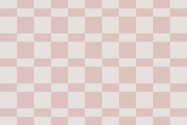 Schachbrettmuster. Moderne abstrakte minimalistische geometrische Formen in rosa und weiß 6 von Dina Dankers
