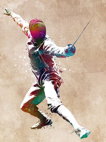 Schermen sportkunst #schermen #sport