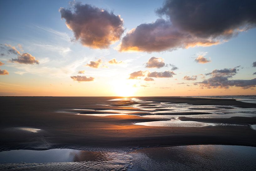 Coucher de soleil à Ameland par Martijn Werkman