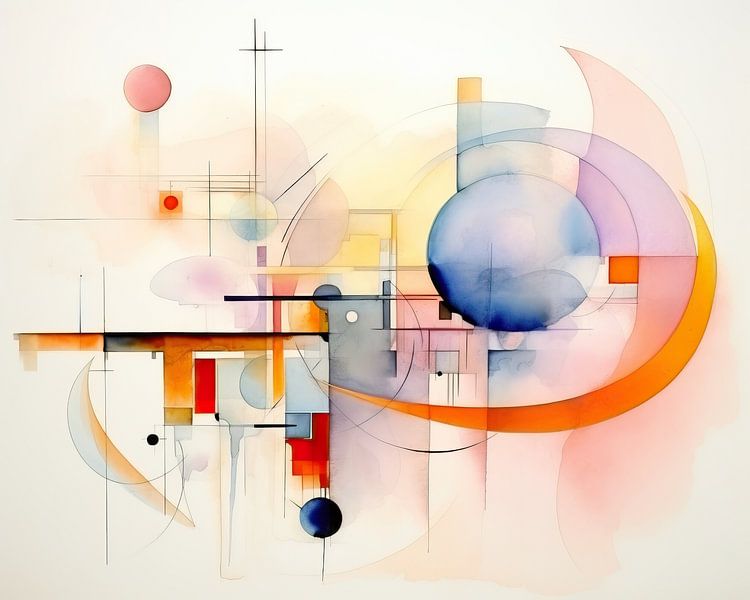 Abstract Modern 57999 van Abstract Schilderij