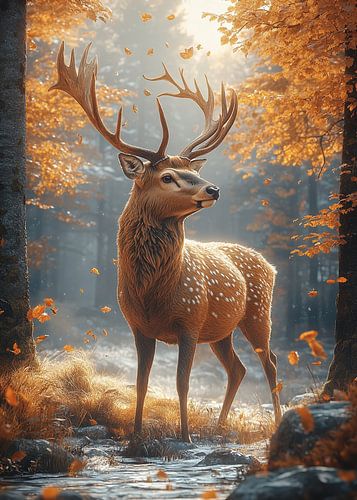 In de blik van een hert