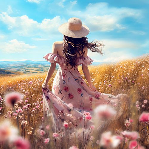 sun, summer, flowers