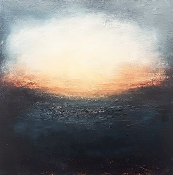 Nightfall Over Sea van Maria Kitano