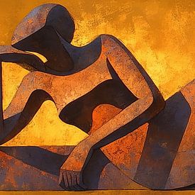 Femme se penchant | Femme au corps fluide sur La collection ARTEO