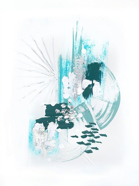 Abstrakte Minze 2 von Alyson Storms