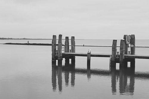 The abandoned harbor of Terschelling