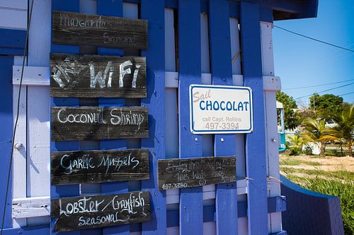 -- Bordjes in de antillen