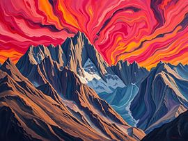 Crimson Peaks in vuur en vlam van Artistic